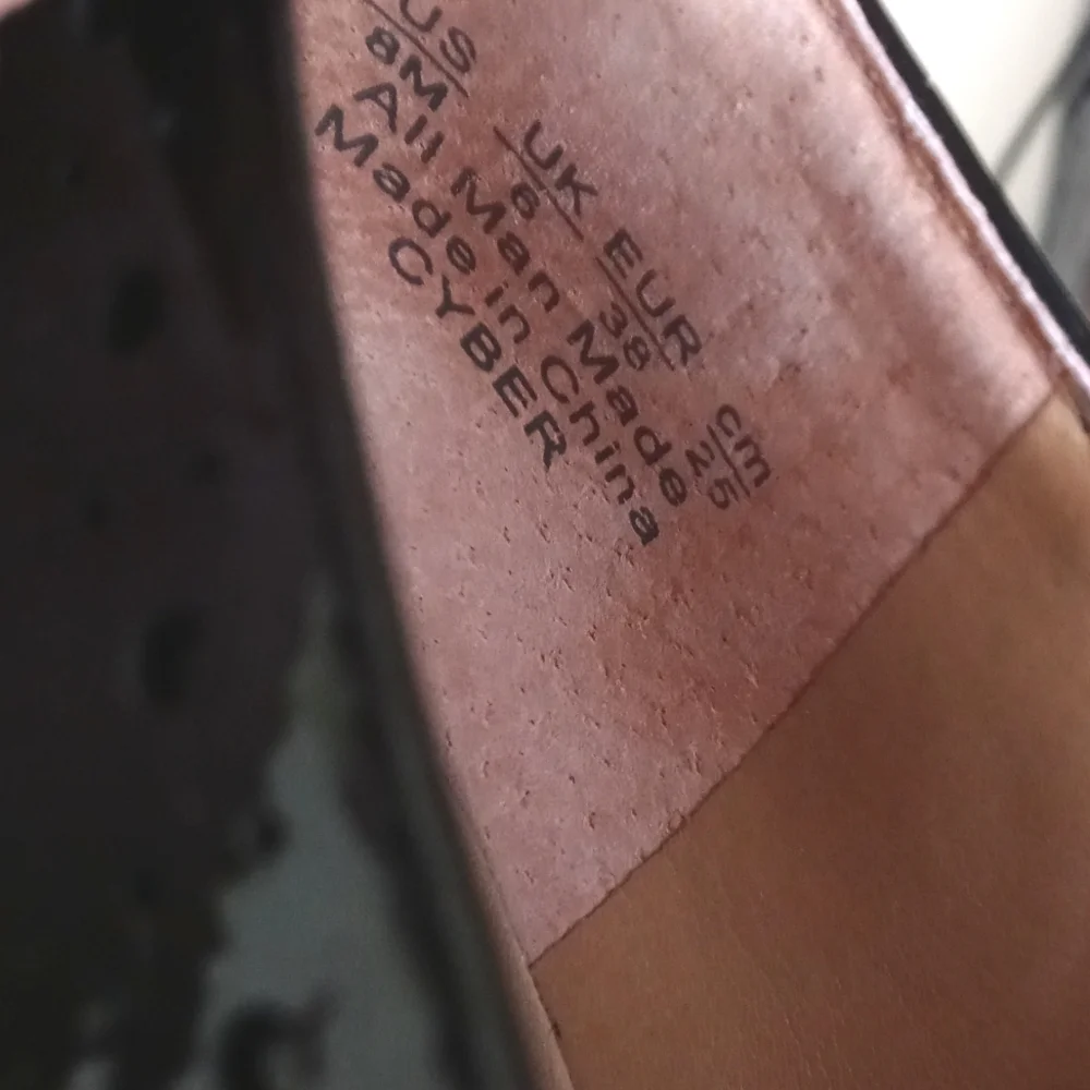 Franco Sarto Black Patent Leather Loafer Brogues Oxford Lace Lug Sole Shoes 8 - Picture 5 of 10